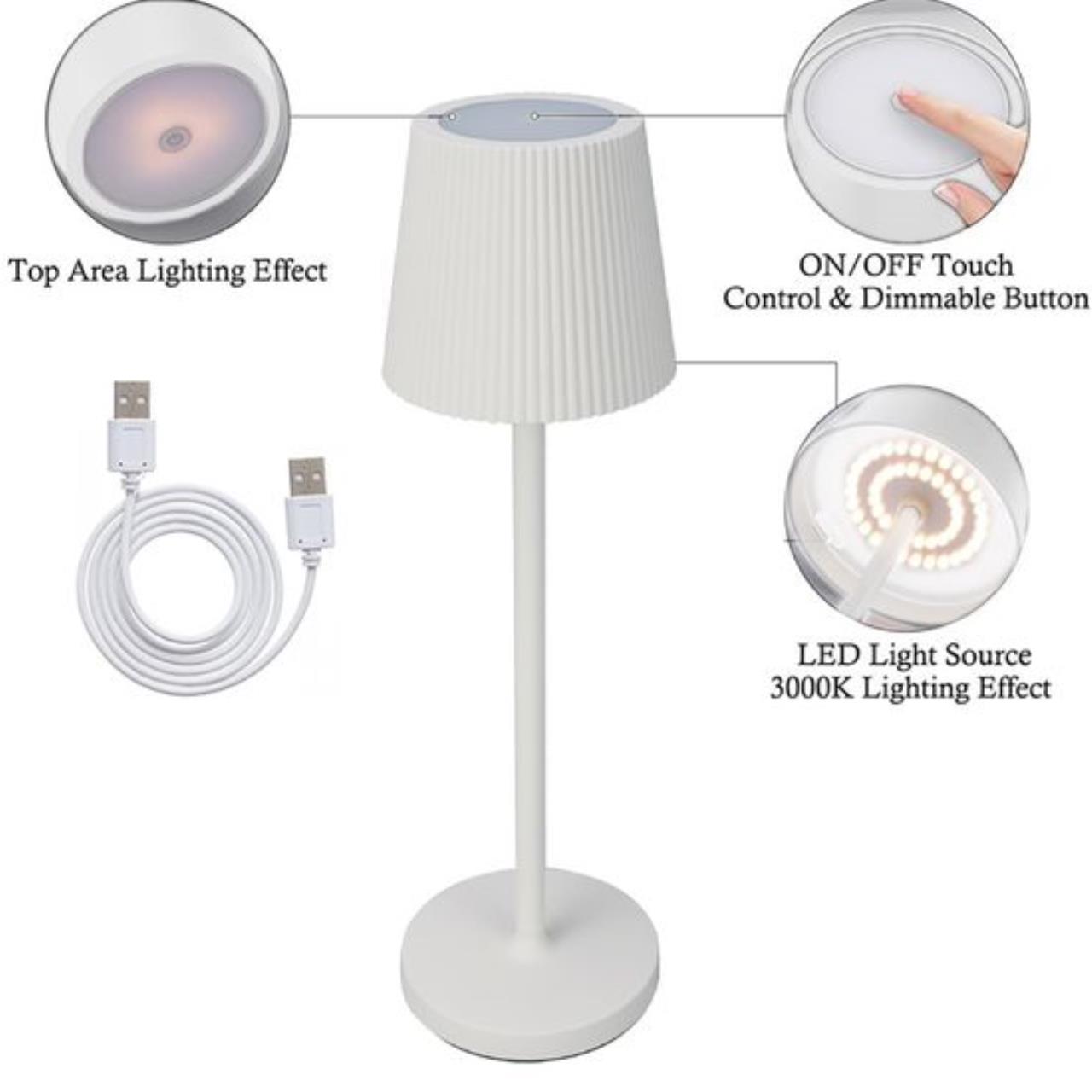 Дополнительная картинка Настольный светильник Arte Lamp FUYUE A1616LT-1WH