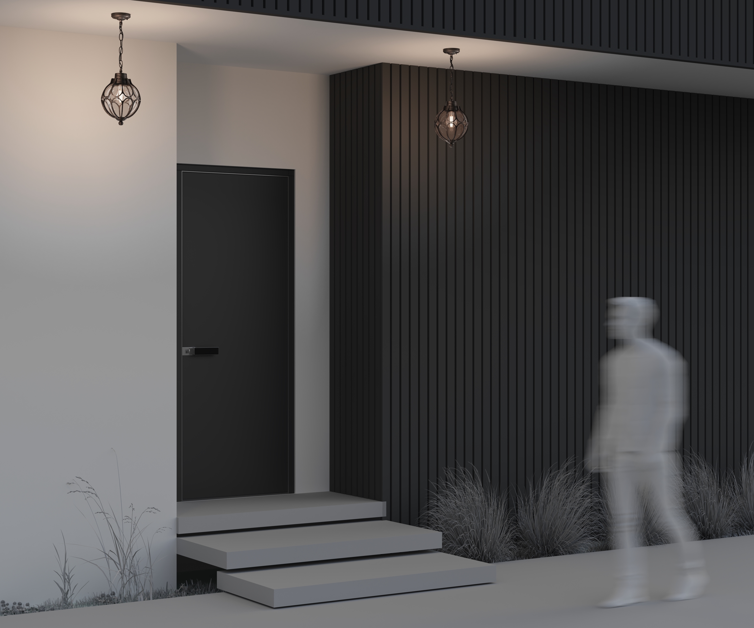 Дополнительная картинка Уличный подвесной светильник Maytoni Via O024PL-01G