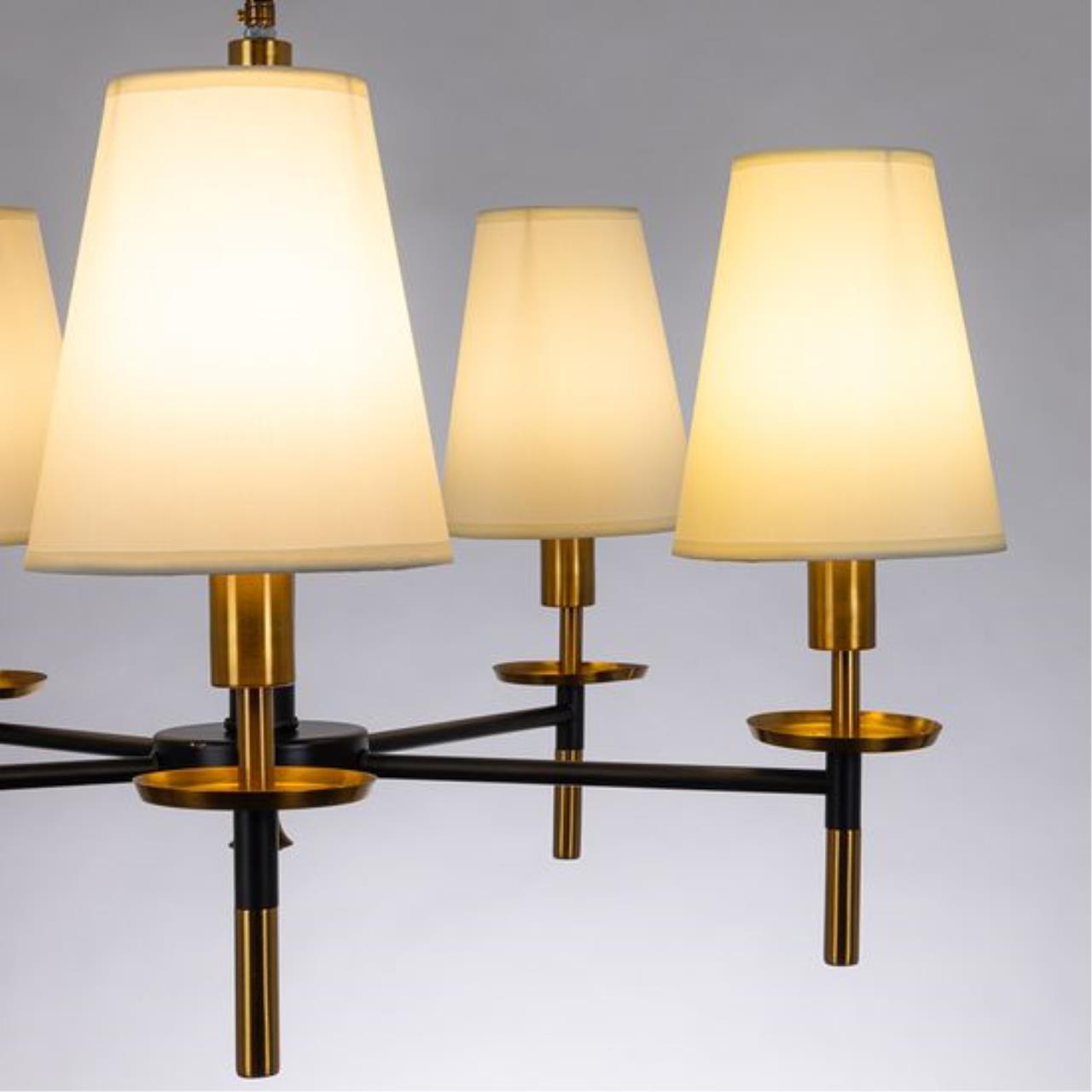Картинка Подвесная люстра Arte Lamp RICCARDO A4075LM-5BK