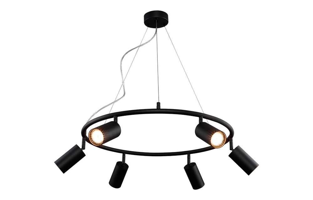 Светильник подвесной Crystal Lux RIVO SP6 BL Crystal Lux 4240/306