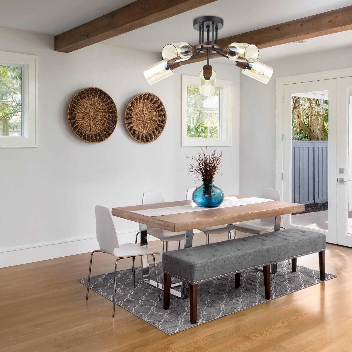 Картинка Потолочная люстра Lumion County Fern 4492/5C