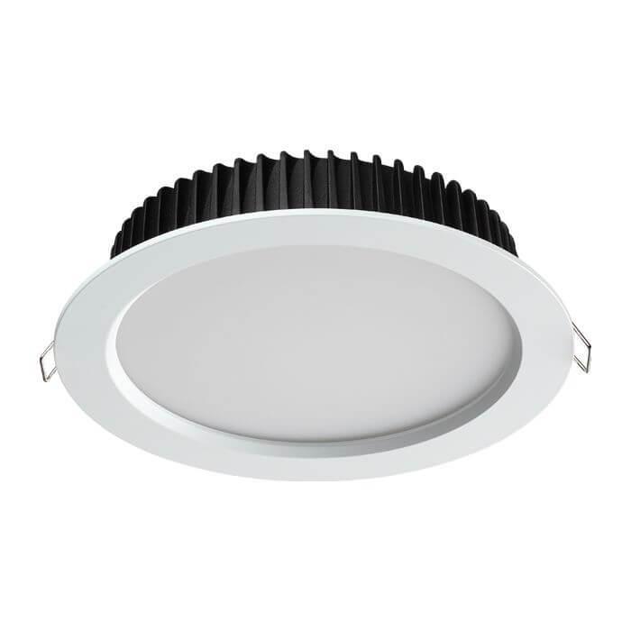 Дополнительная картинка Встраиваемый светодиодный светильник Novotech Spot Drum 358304