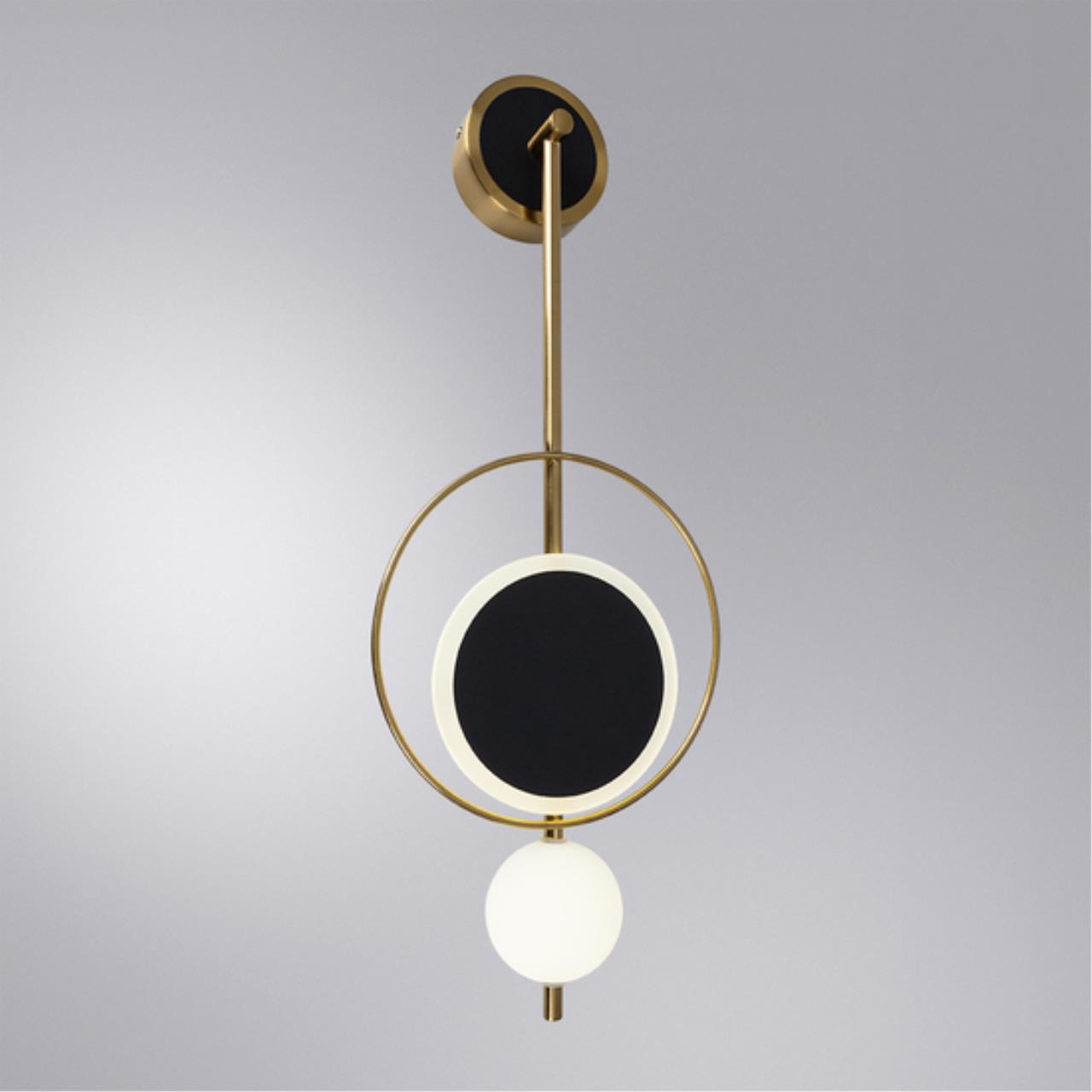 Дополнительная картинка Настенный светильник Arte Lamp POLARIS A2604AP-7BK
