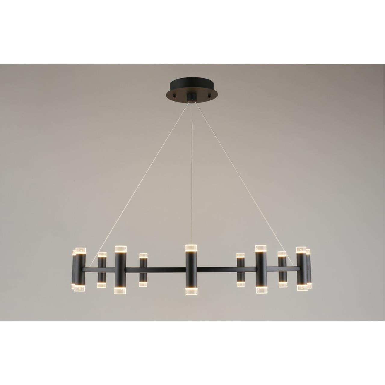 Картинка Подвесная светодионая люстра Aployt Klarcia APL.037.03.120