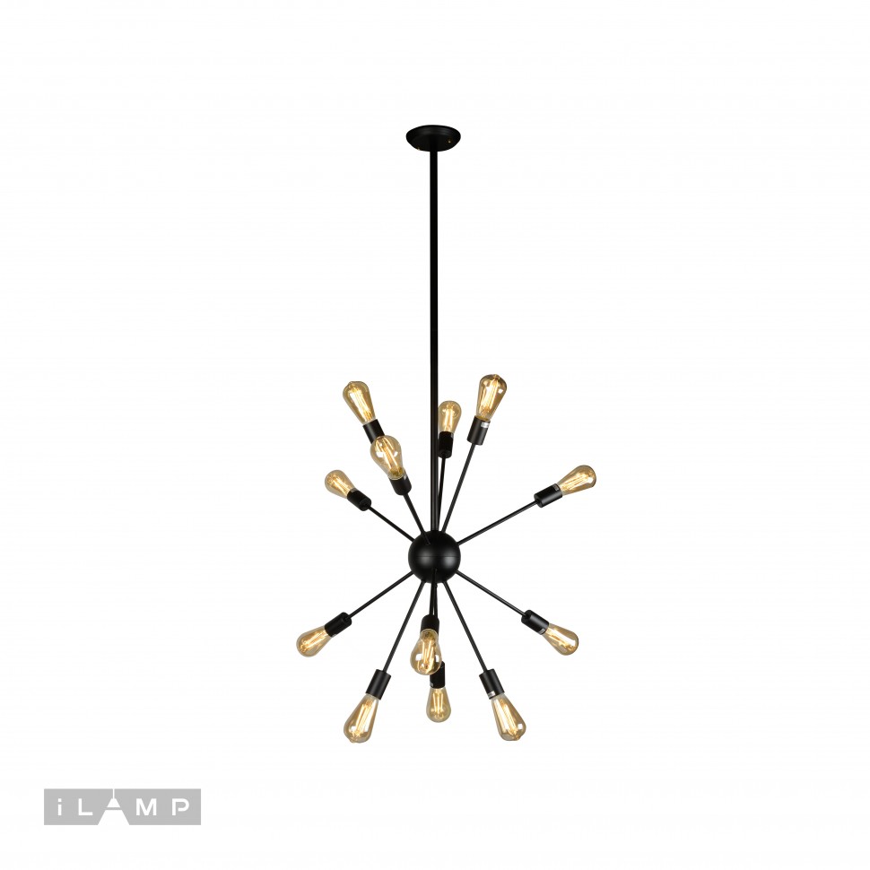 Картинка Подвесная люстра iLamp Twins Loft 209-12B