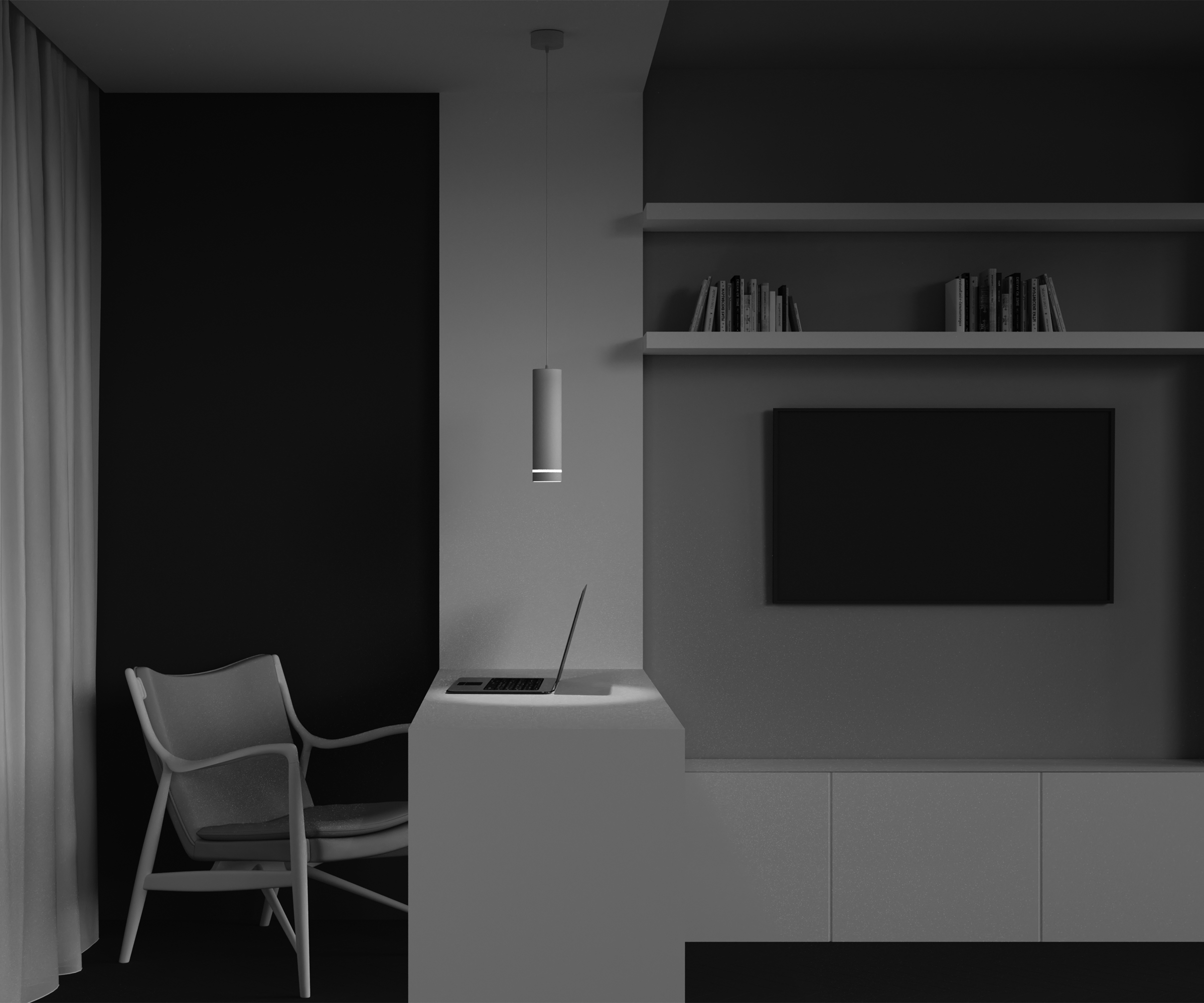 Дополнительная картинка Подвесной светильник Technical P085PL-12W3K-W