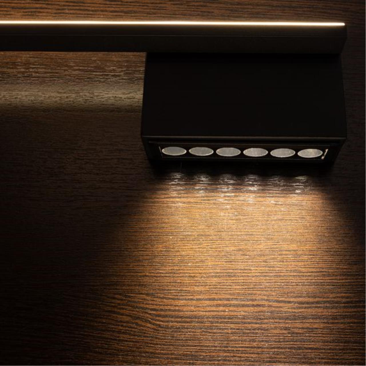 Настенный светильник Arte Lamp SARGAS A2026AP-1BK — фото 6