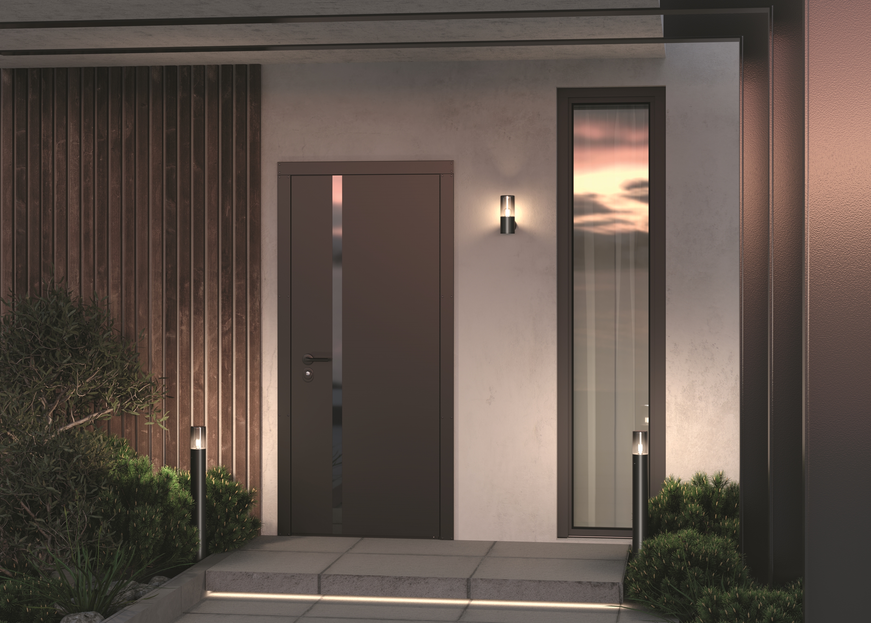 Дополнительная картинка Настенный светильник Outdoor O432WL-01GF