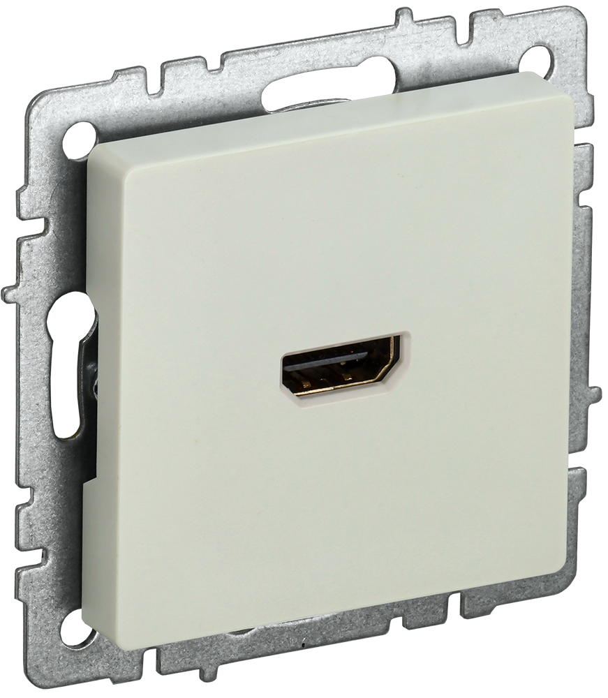 BRITE Роз. HDMI РHDMI-0-БрКр беж. IEK