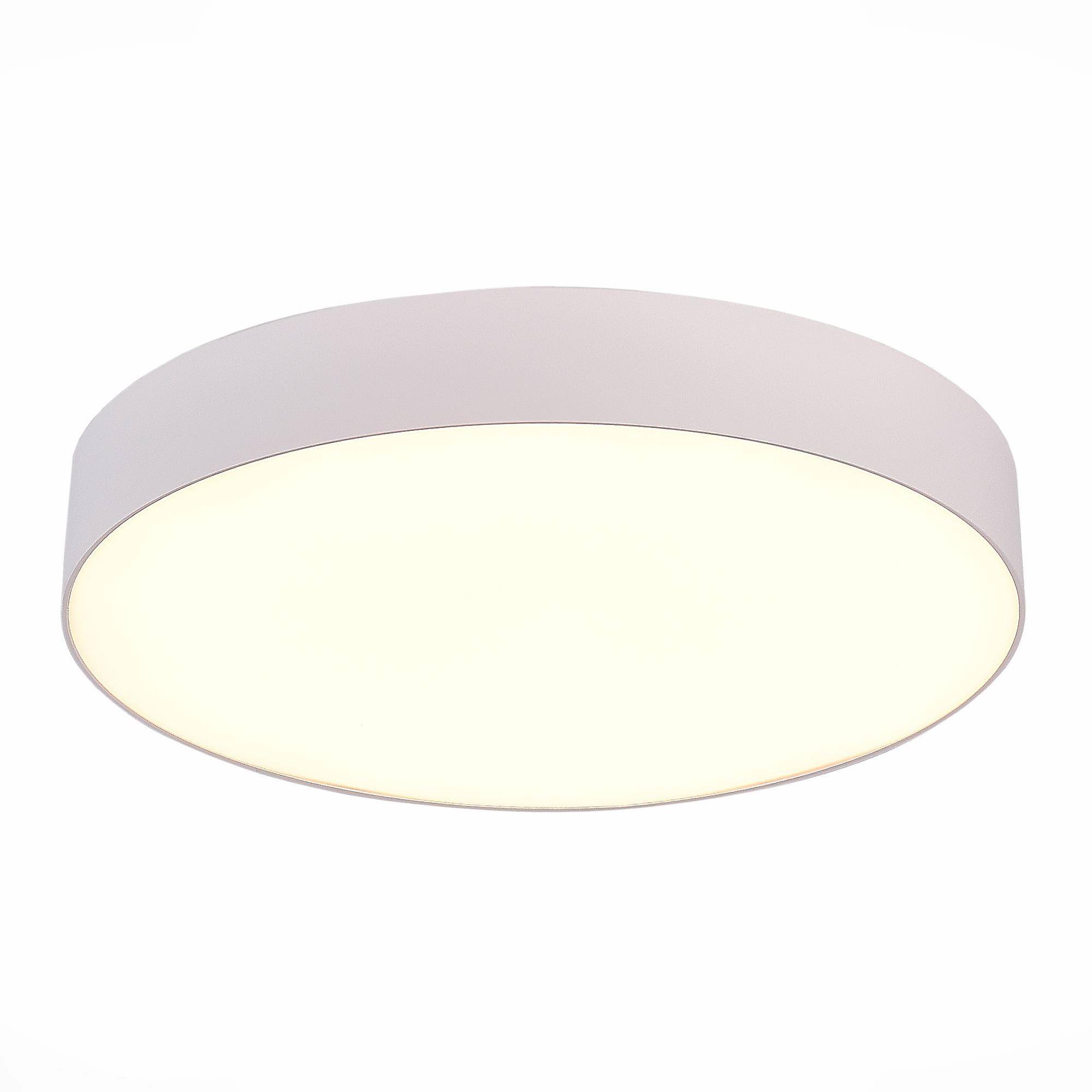люстры st606.532.48 светильник потолочный белый led 1*48w 3000k 4 320lm ra>85 120° ip20 d400xh55 185-265v, доставка по Казахстану 