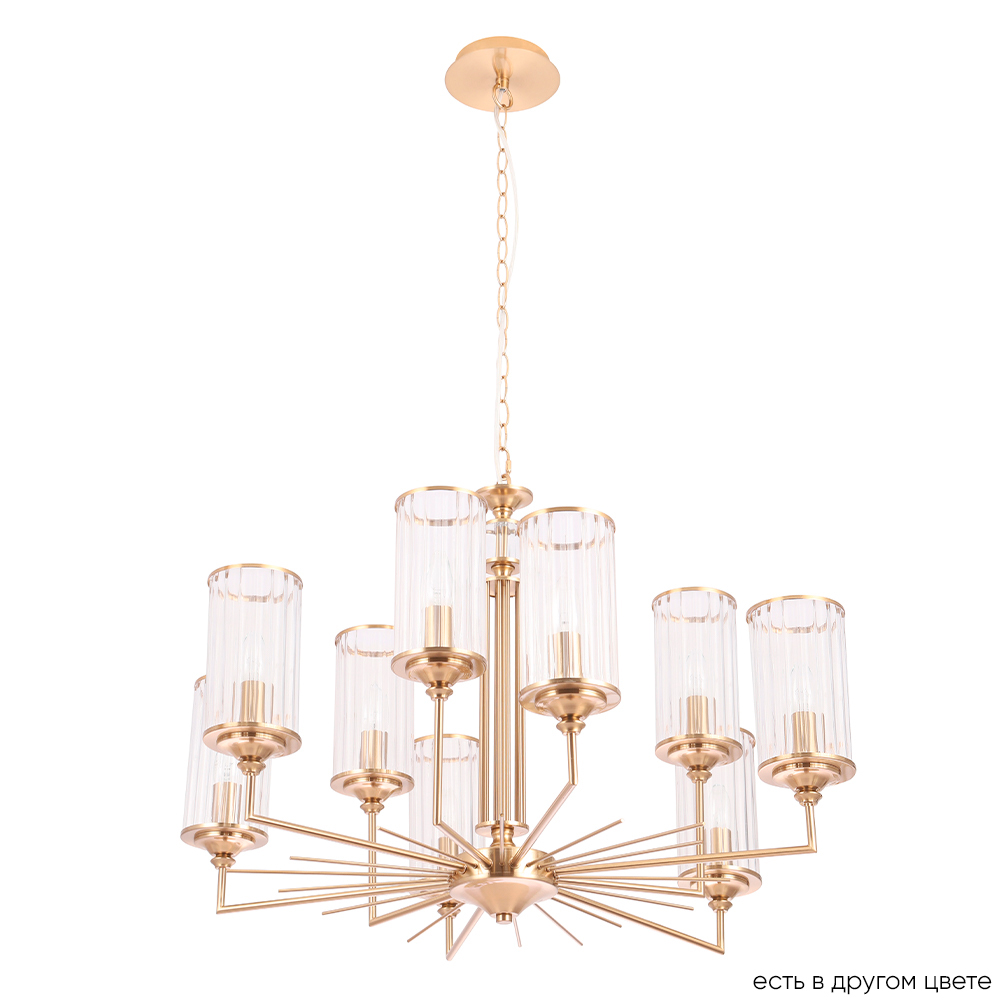 люстры люстра crystal lux gloria sp9 brass crystal lux 1910/309, доставка по Казахстану 