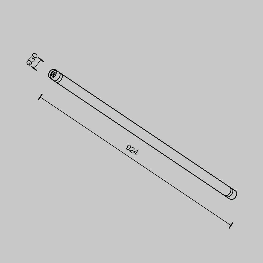 Картинка Светильник Technical C148CL-L900-13W3K-B