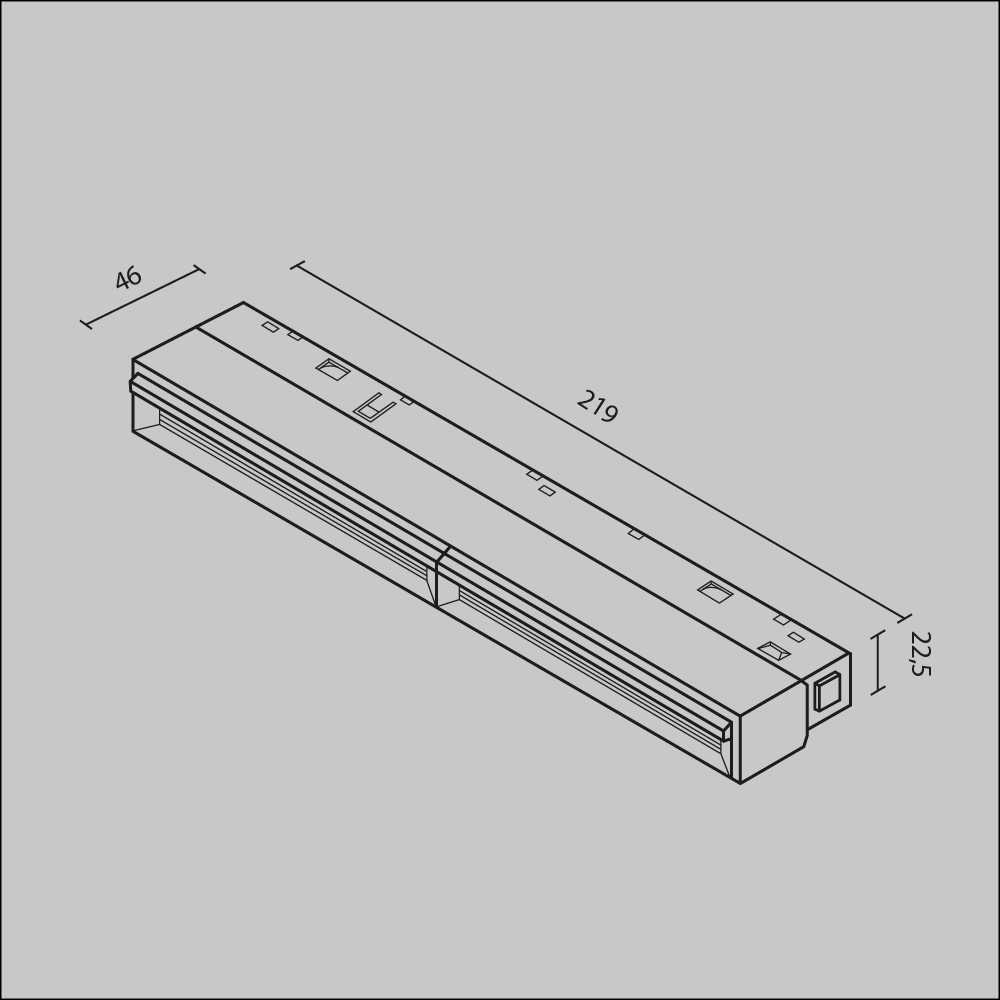 Дополнительная картинка Трековый светильник Technical TR106-2-12W3K-W
