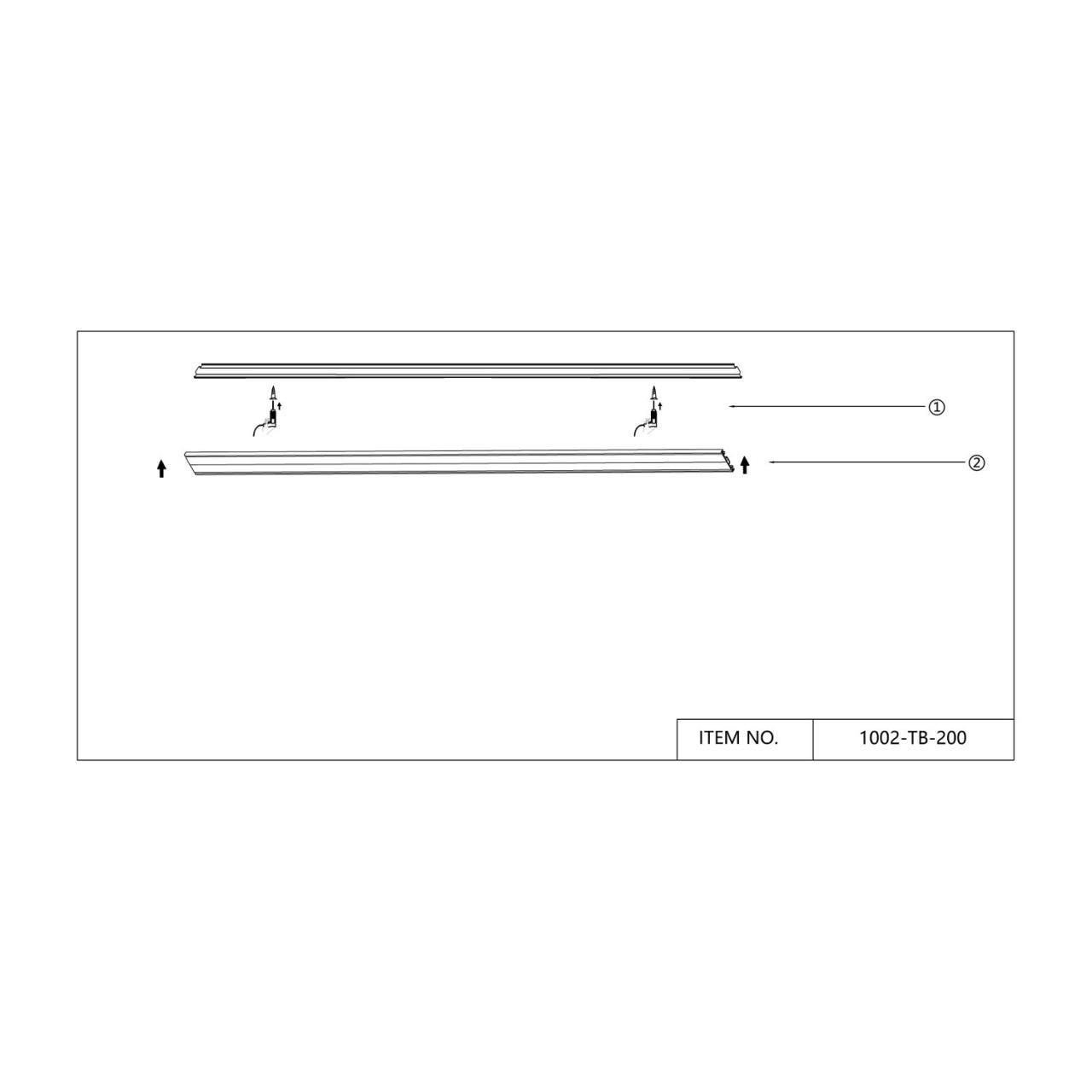 Дополнительная картинка Шинопровод Unika 1002-TB-200
