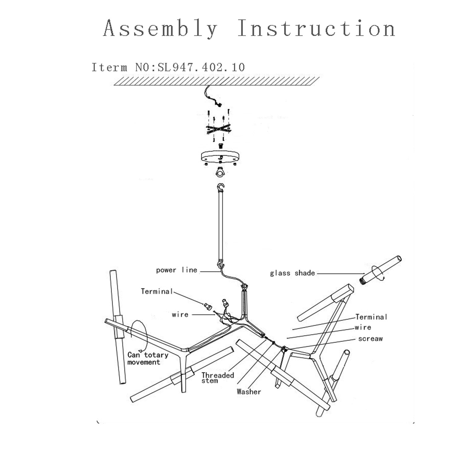Картинка Подвесная люстра ST Luce Laconicita SL947.202.10