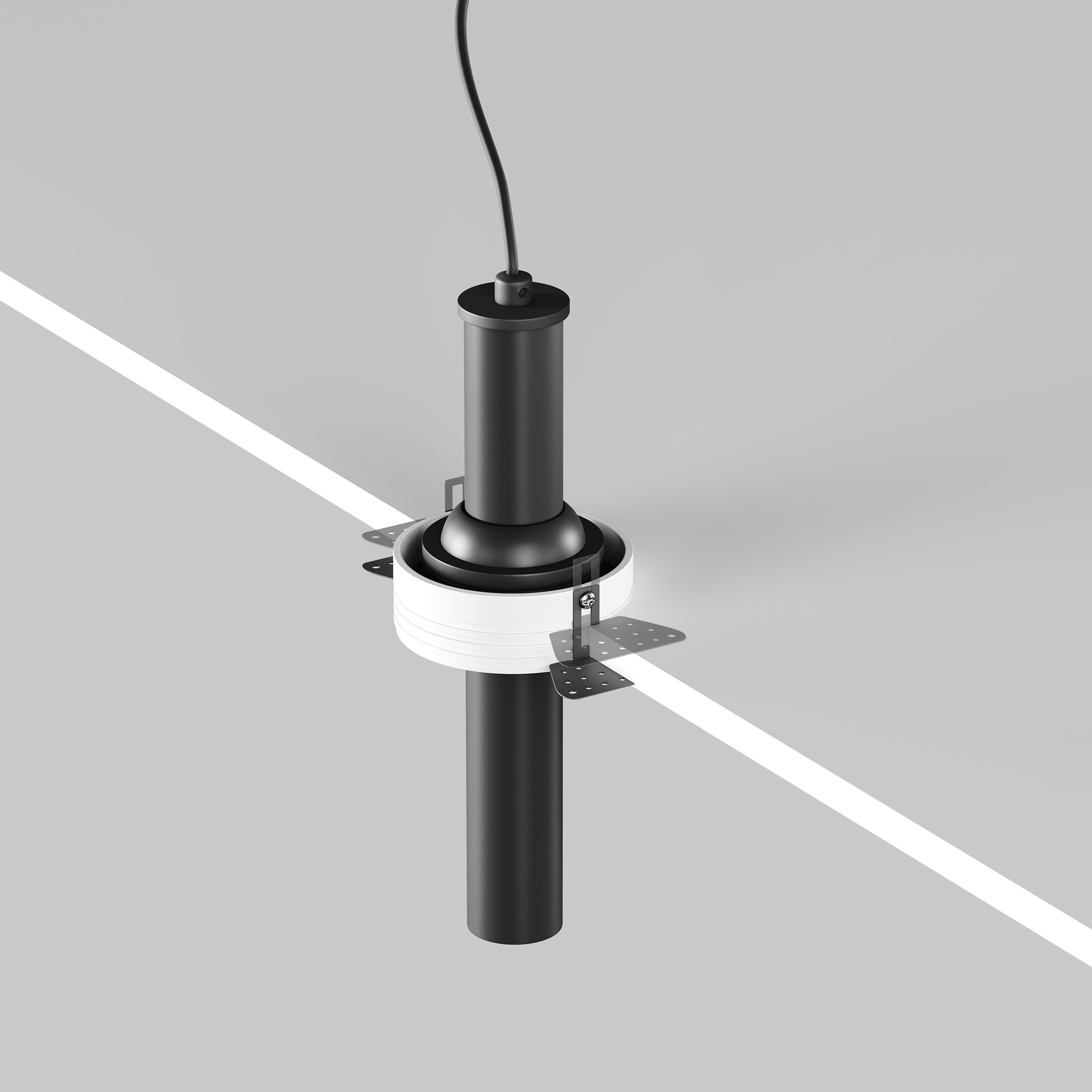 Дополнительная картинка Встраиваемый светильник Technical C140TRS-L200-7W4K-B