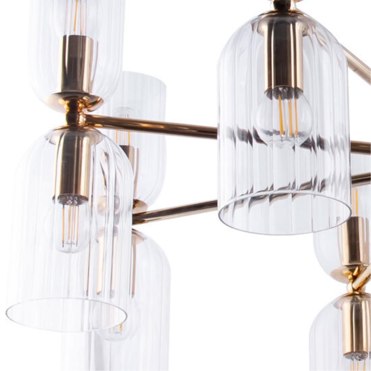 Дополнительная картинка Подвесная люстра Arte Lamp CHARM A1623LM-16GO