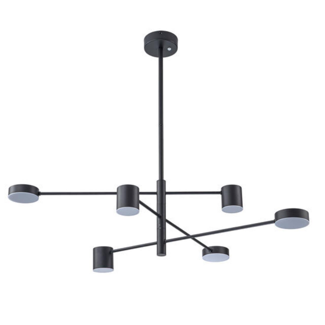 Картинка Люстра на штанге Arte Lamp STANLEY A2476PL-40BK