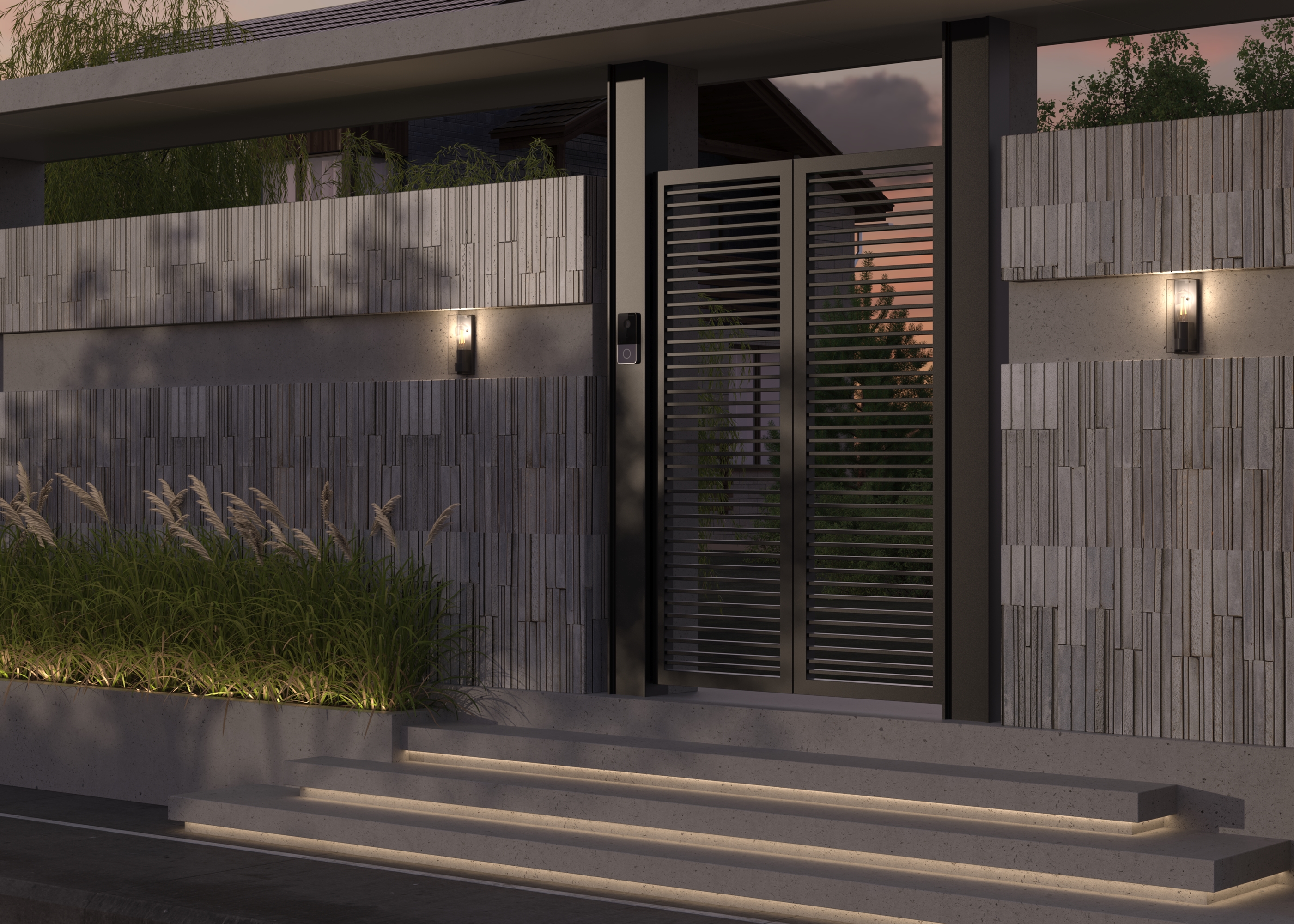 Дополнительная картинка Настенный светильник (бра) Outdoor O450WL-01GF