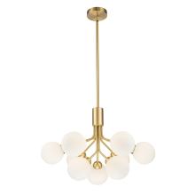 люстры подвесная люстра belfast bryson l-8130-6+3 br gl, доставка по Казахстану 