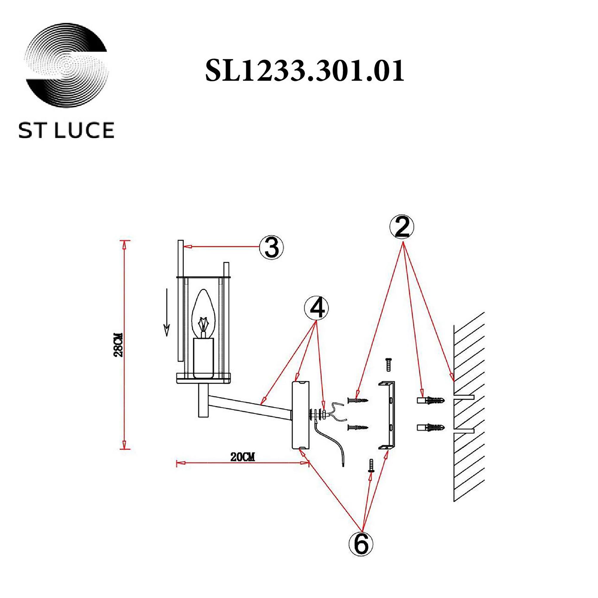 Дополнительная картинка Бра ST Luce Bitonto SL1233.301.01