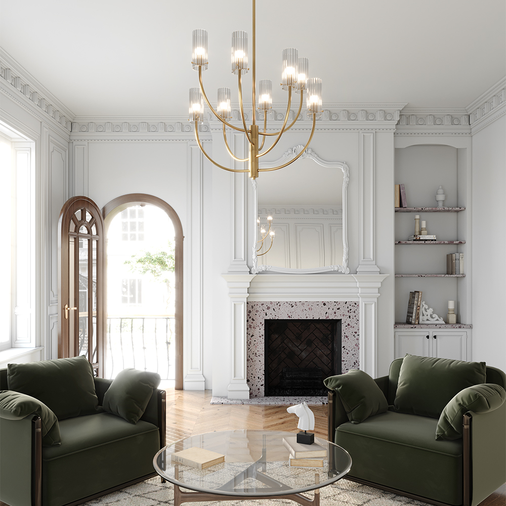 Дополнительная картинка Подвесной светильник Maytoni MOD223PL-08BS