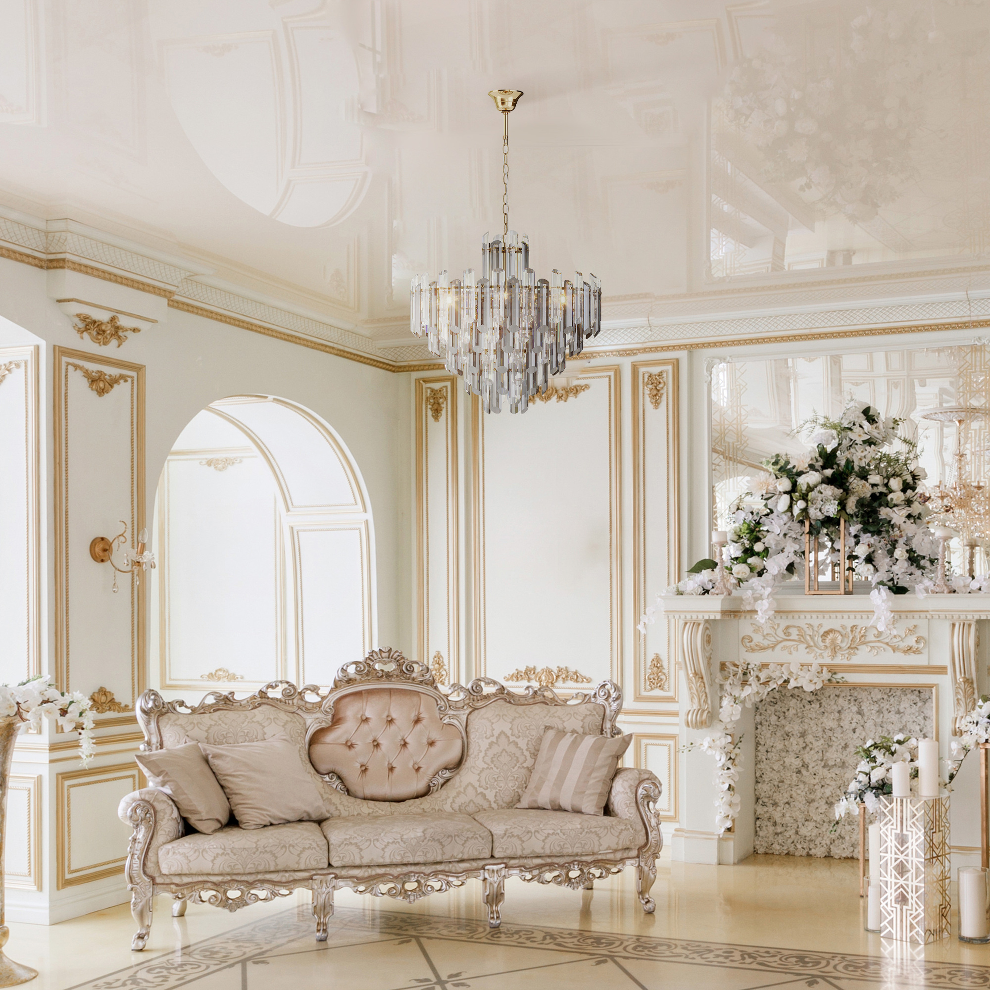 Дополнительная картинка Люстра Maytoni DIA200PL-08G