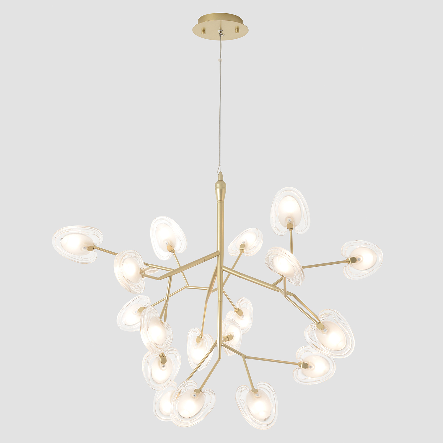 Светильник подвесной SOLE SP20 GOLD Crystal Lux 3021/220 — фото 4
