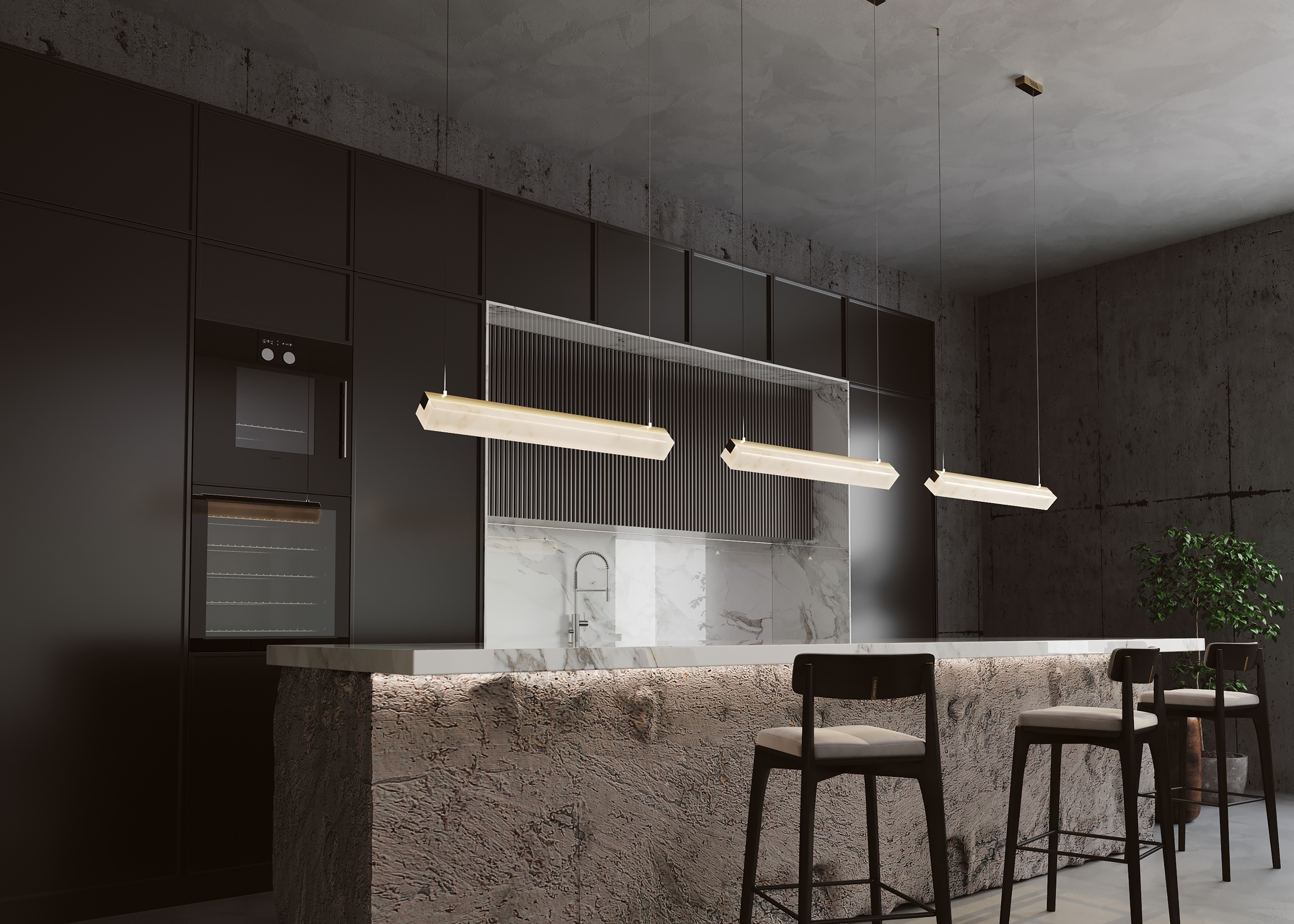 Дополнительная картинка Подвесной светильник Maytoni MOD250PL-L36BS3K