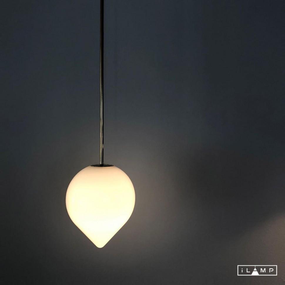 Картинка Подвесной светильник iLamp CENTO 9571P/1-D300 BRASS&WHITE