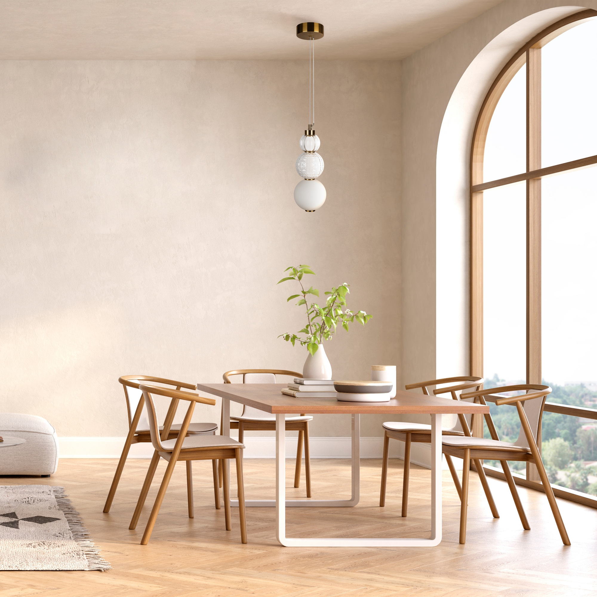 Дополнительная картинка Подвесной светильник Maytoni P069PL-L16G3K