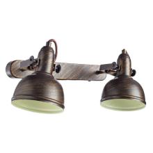 С 2 плафонами на стену Настенный светильник Arte Lamp Martin A5213AP-2BR, доставка по Казахстану 