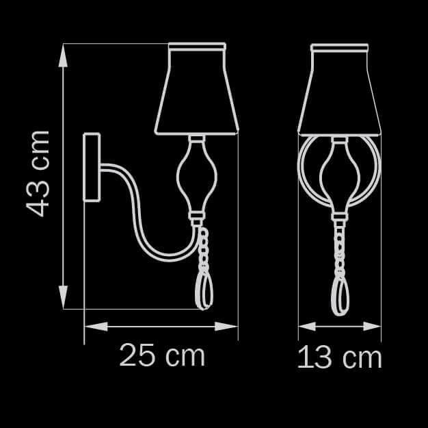 Картинка Бра Lightstar Escica 806610