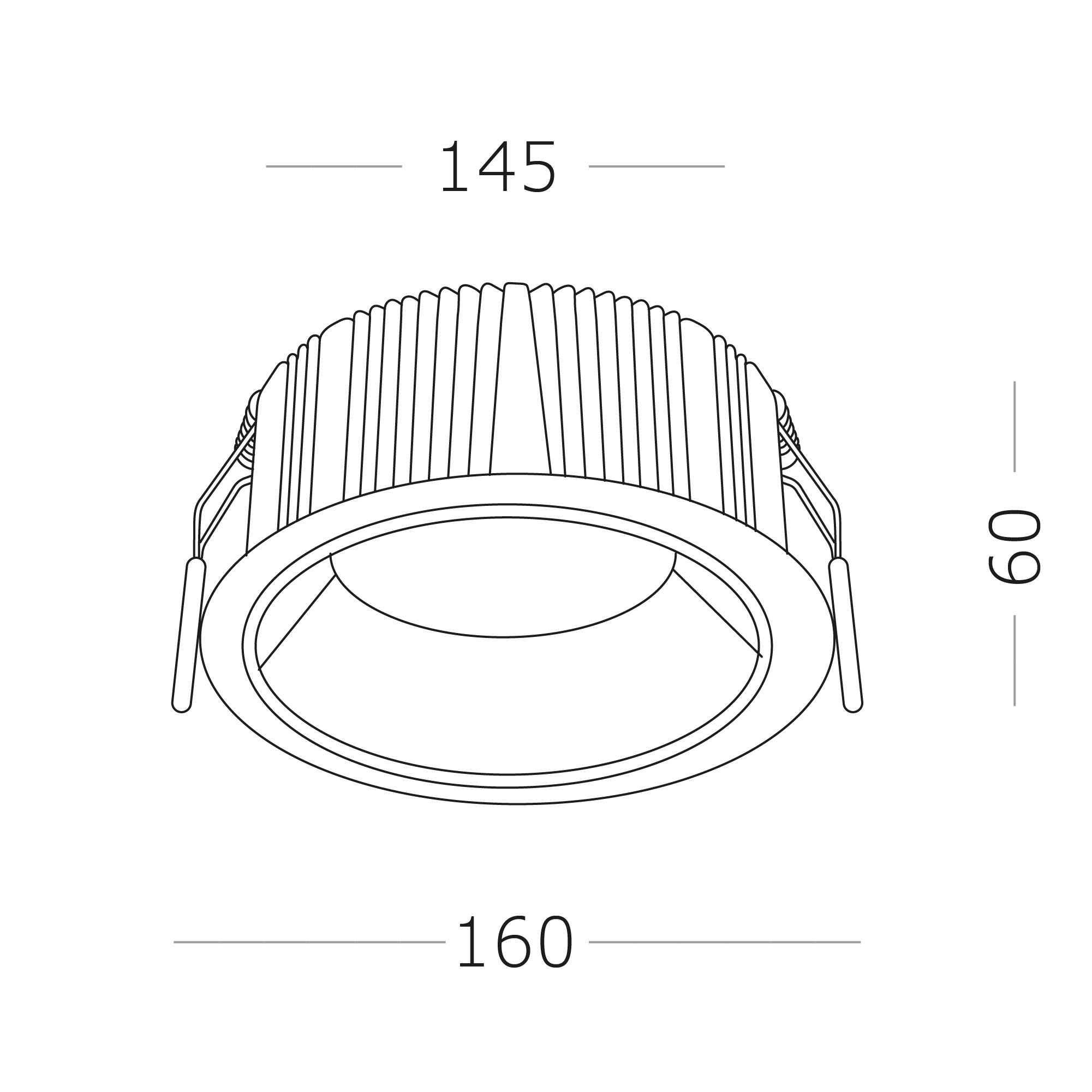 Картинка ST755.538.18 Встраиваемый светильник