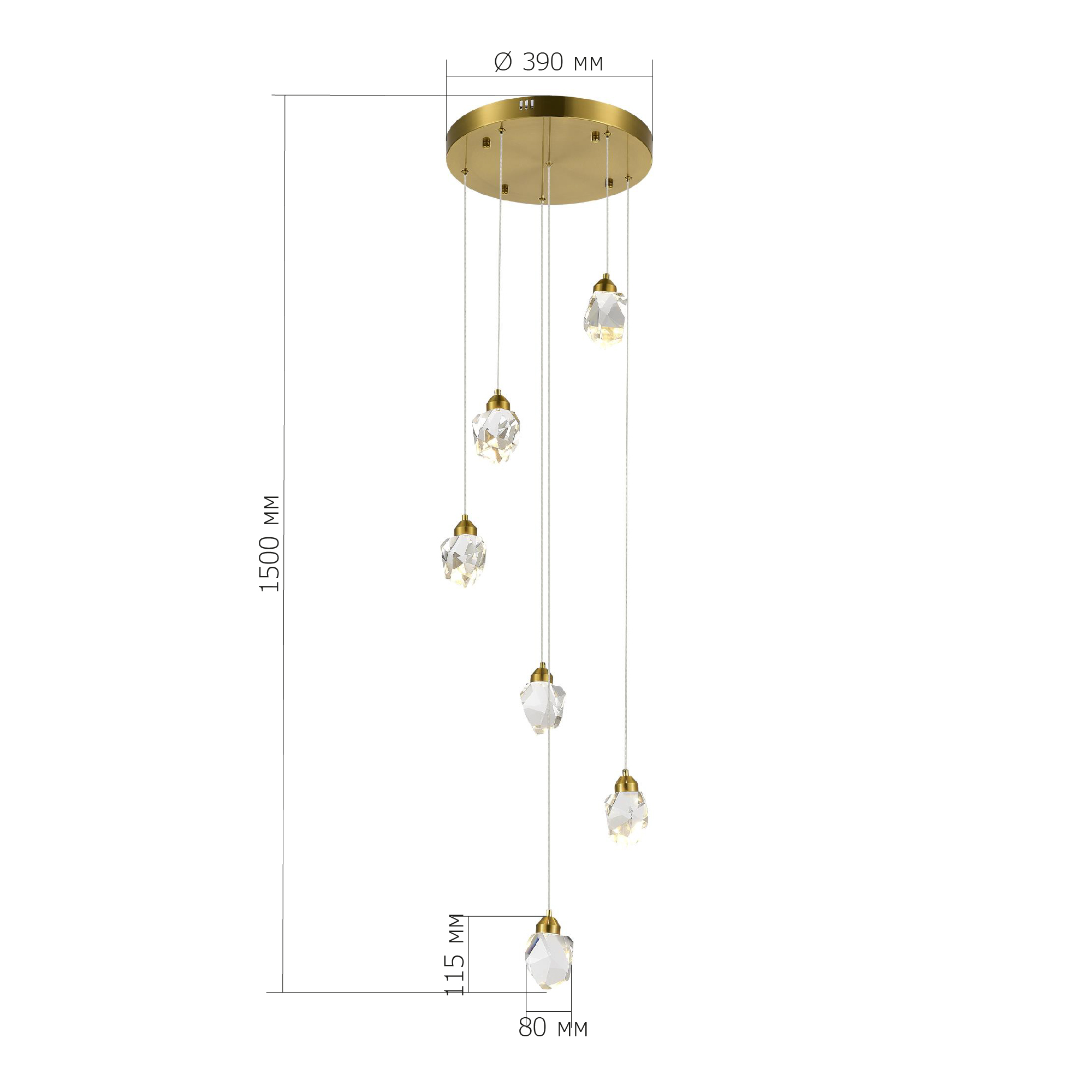 Картинка SL6114.203.06 Светильник подвесной ST-Luce 