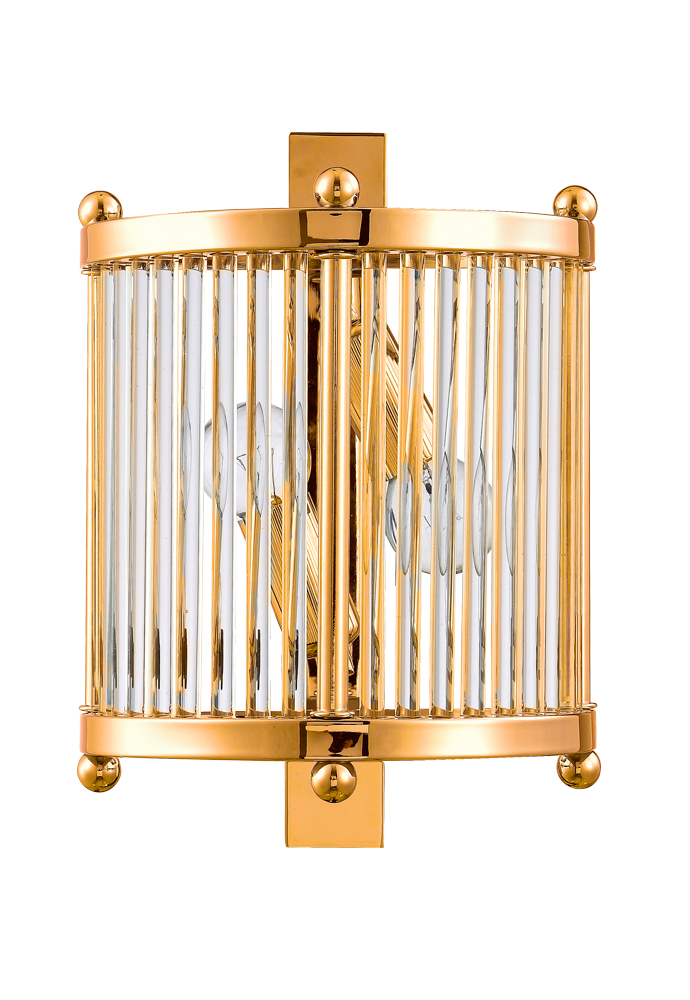 Картинка Бра Crystal Lux TADEO AP2 GOLD/TRANSPARENTE Crystal Lux 3031/402
