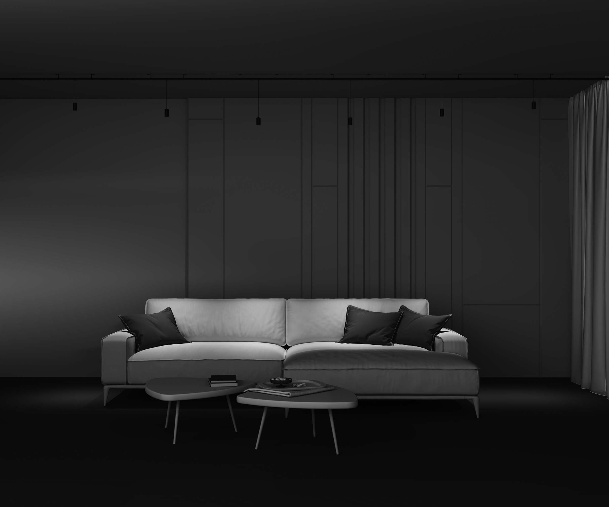 Дополнительная картинка Светильник Technical C105PL-3W3-6K-B