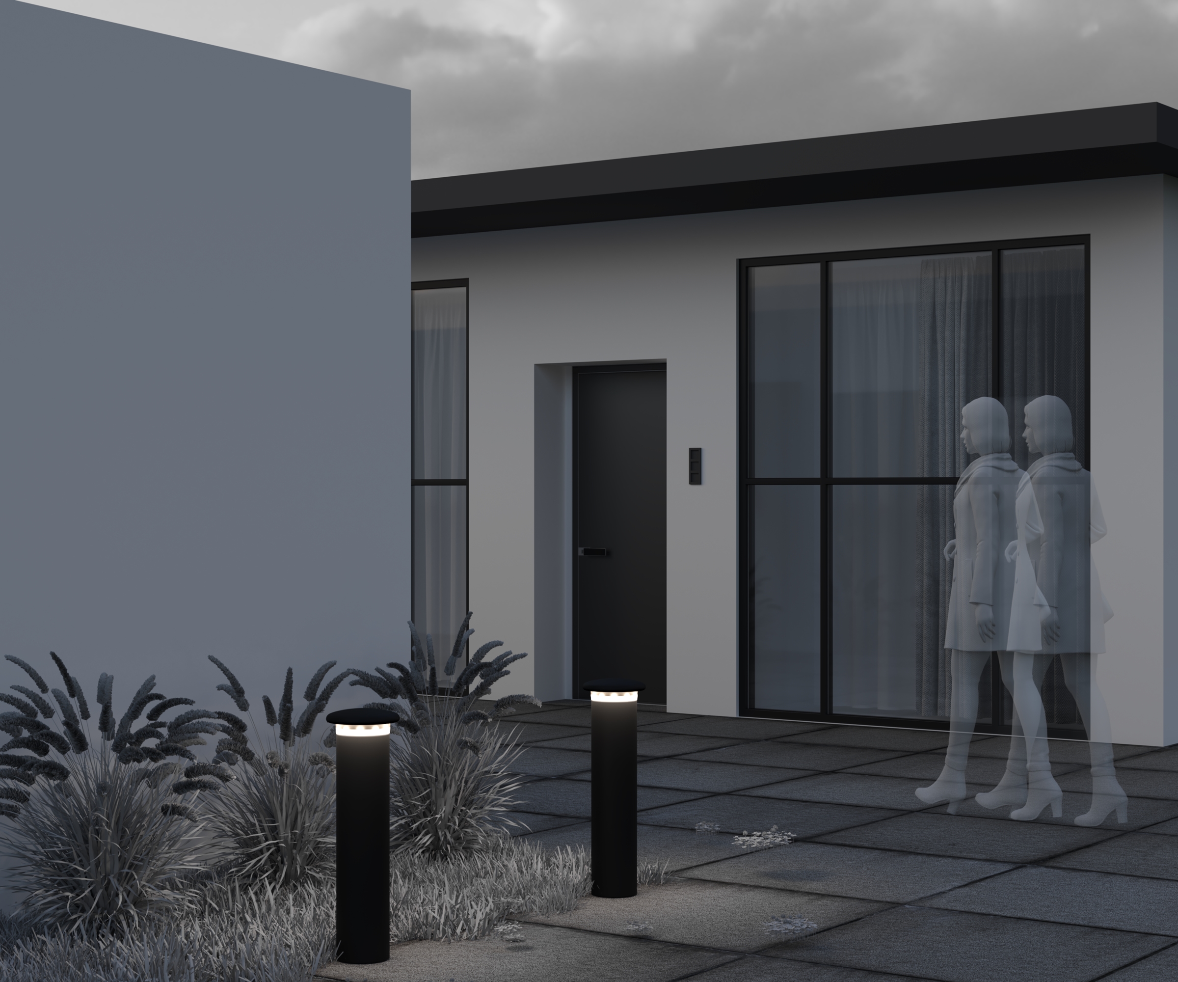 Дополнительная картинка Ландшафтный светильник Outdoor O460FL-L10GF3K1