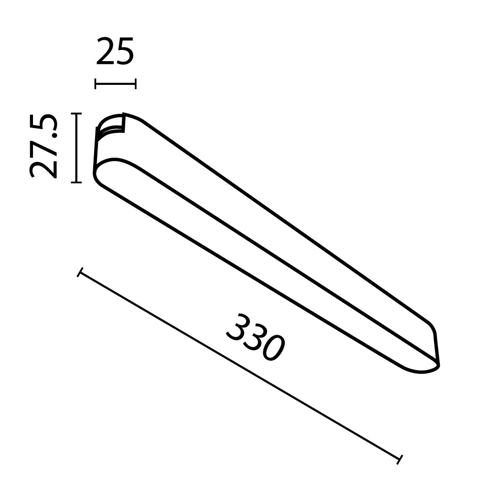 Дополнительная картинка Трековый светильник Technical TR080-1-18W4K-B
