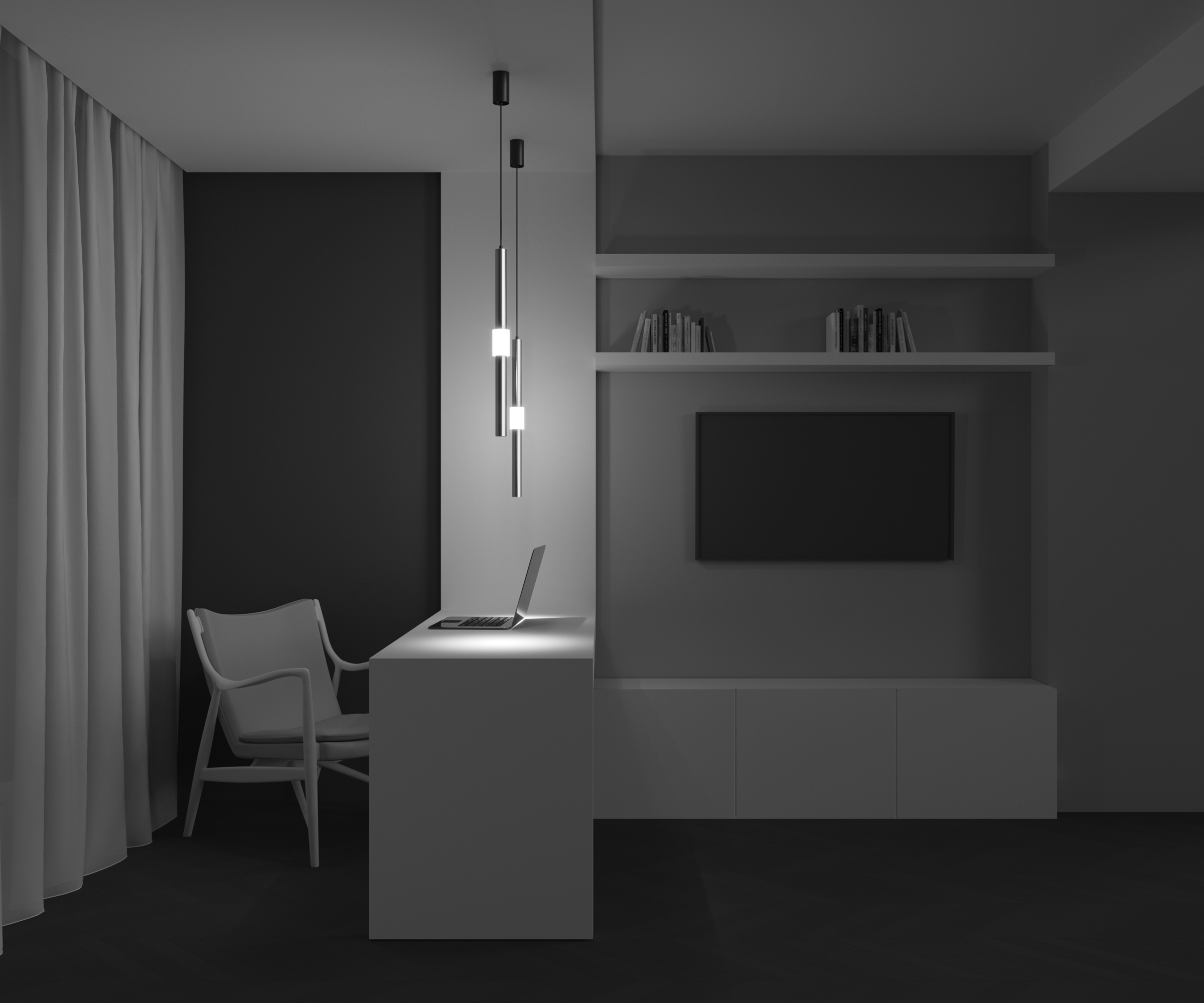 Дополнительная картинка Подвесной светильник Technical P105PL-12W3K-BS