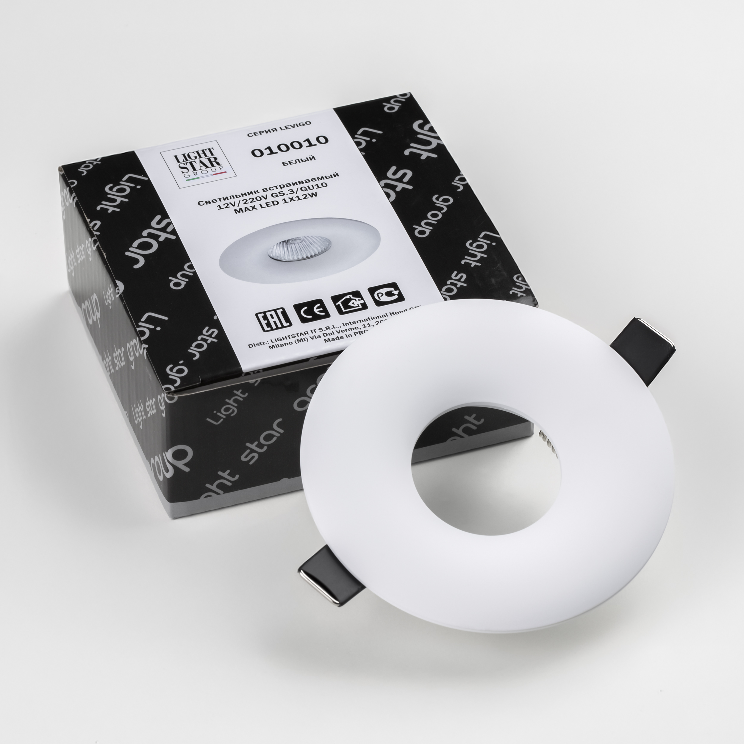 Дополнительная картинка Встраиваемый светильник Lightstar Levigo 010010