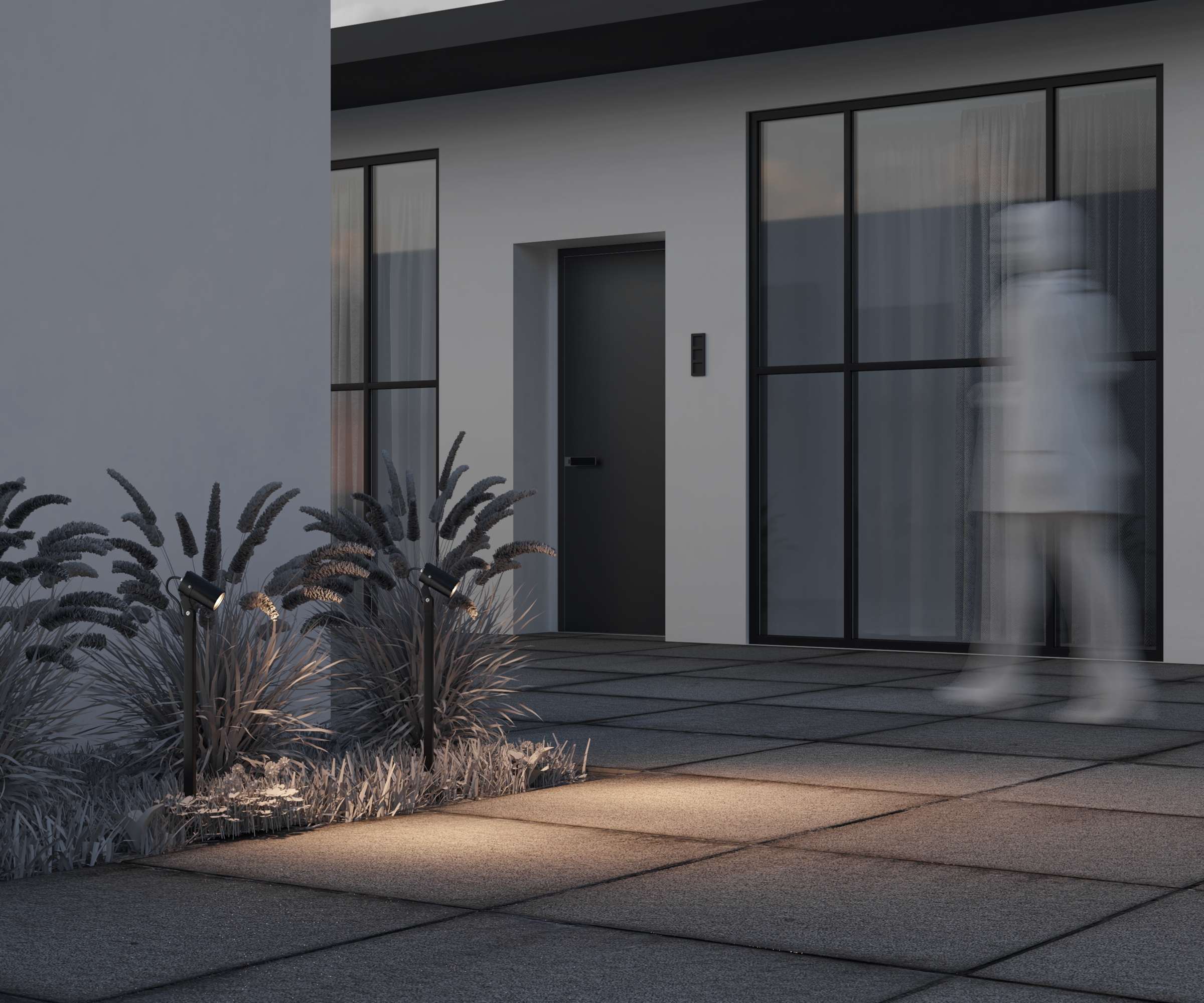 Дополнительная картинка Ландшафтный светильник Outdoor O025FL-01B1