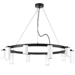 люстры lr020365865 подвесной светильник rullo 10х50w gu10 черный/белый (571020+214436-5+214486-5), доставка по Казахстану 