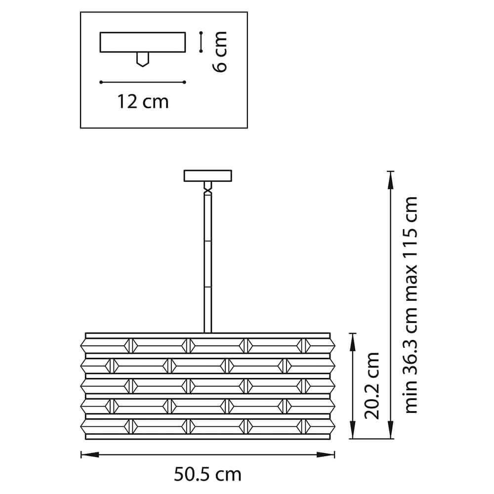 Картинка Подвесная люстра Lightstar Amerigo 746068
