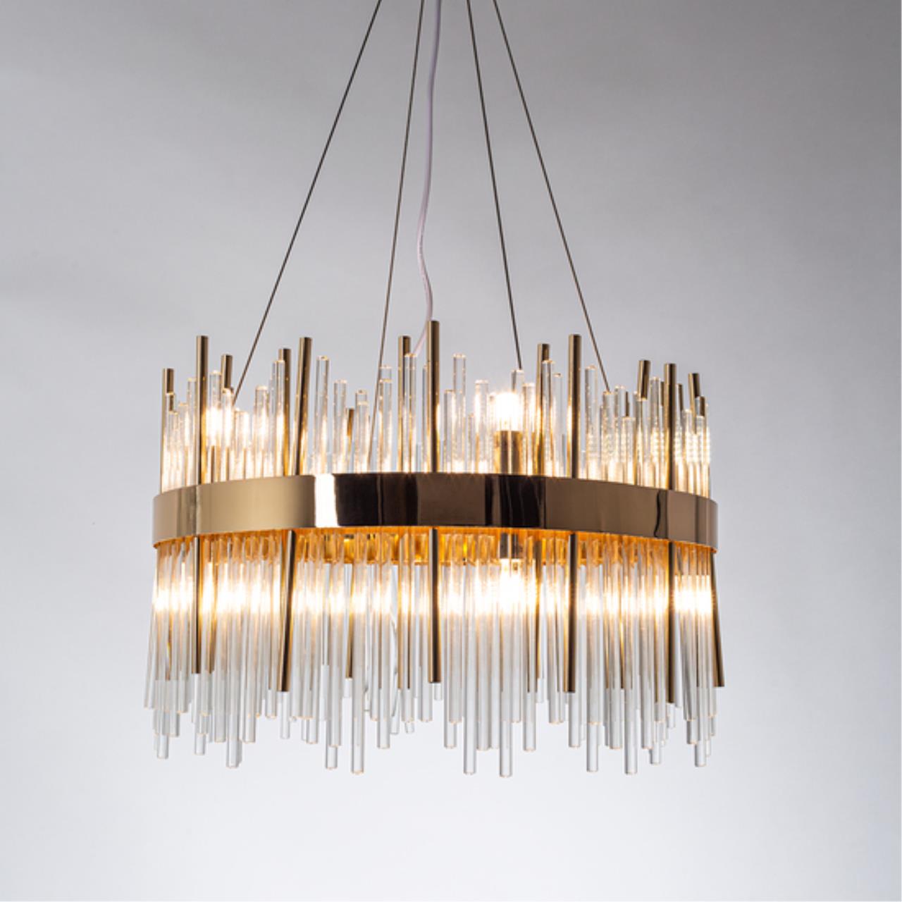 Дополнительная картинка Подвесная люстра Arte Lamp Acapulco A1007SP-10GO