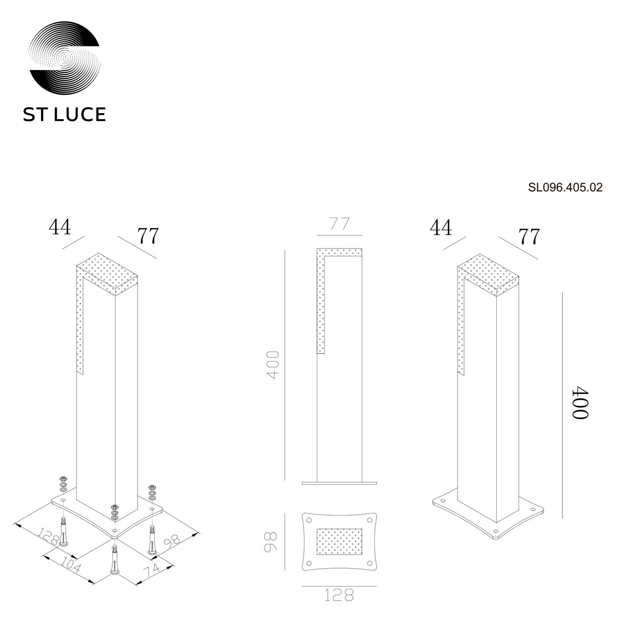 Уличный светодиодный светильник ST Luce Posto SL096.405.02 — фото 15