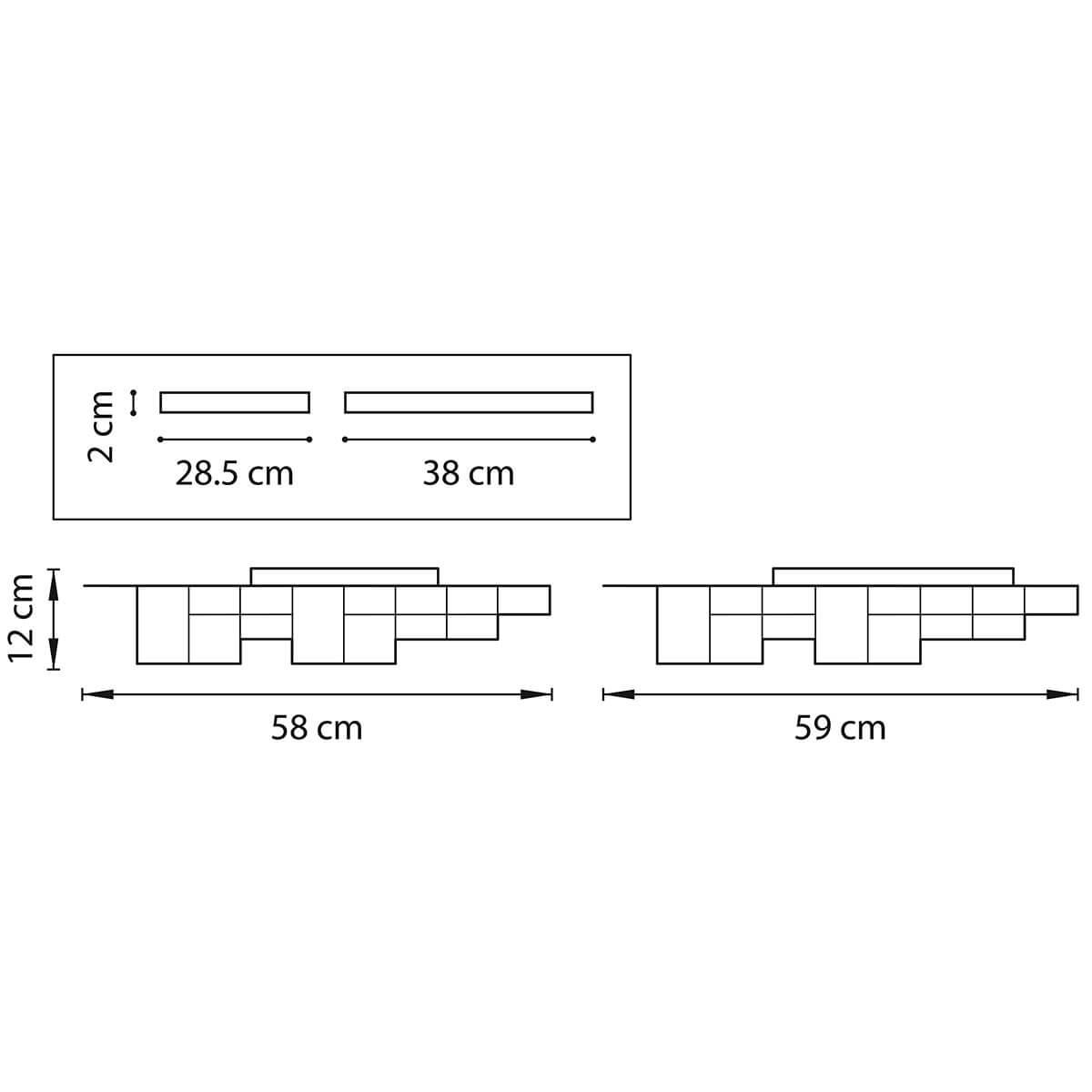 Дополнительная картинка Потолочная светодиодная люстра Lightstar Favo 750121