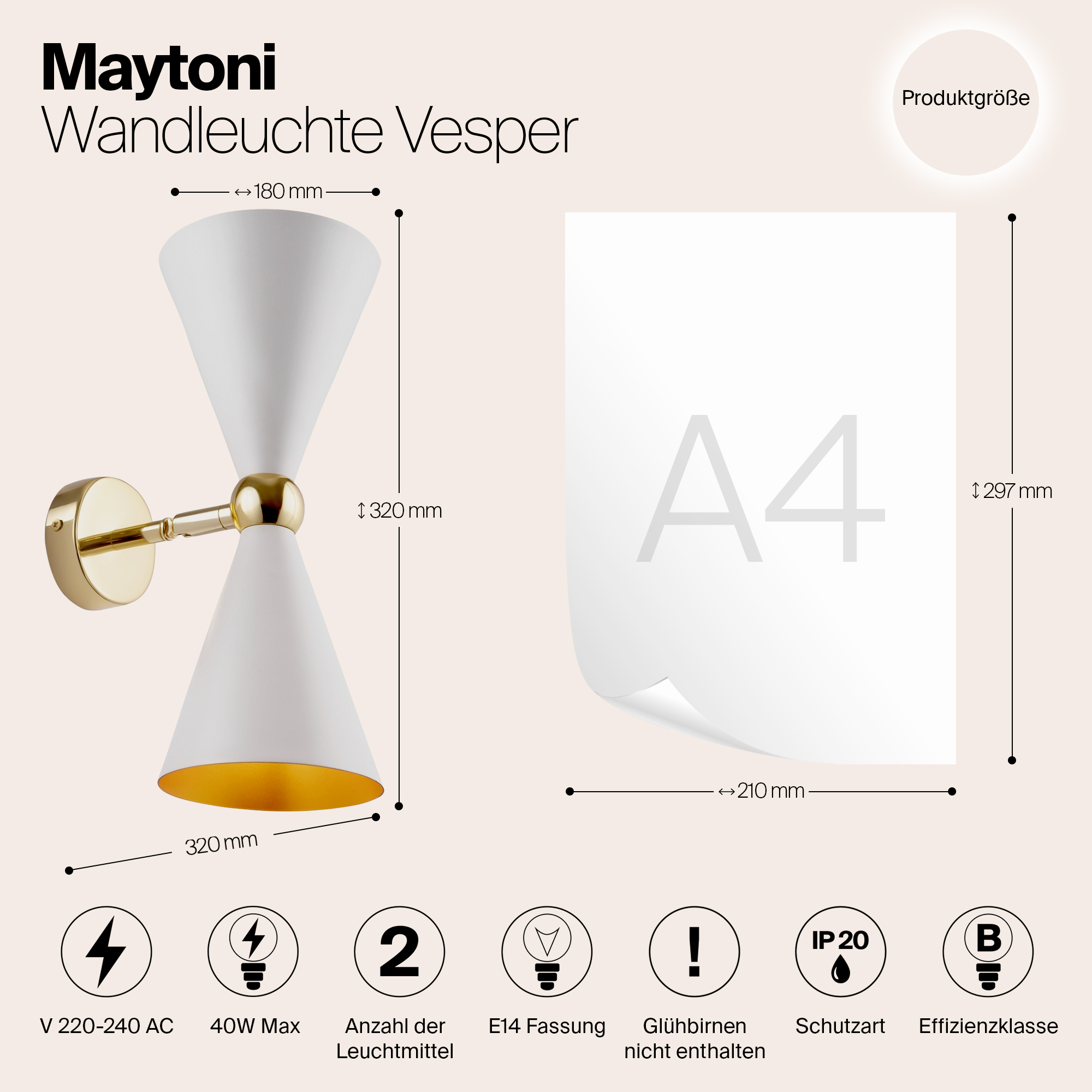 Дополнительная картинка Бра Maytoni MOD108WL-02WG