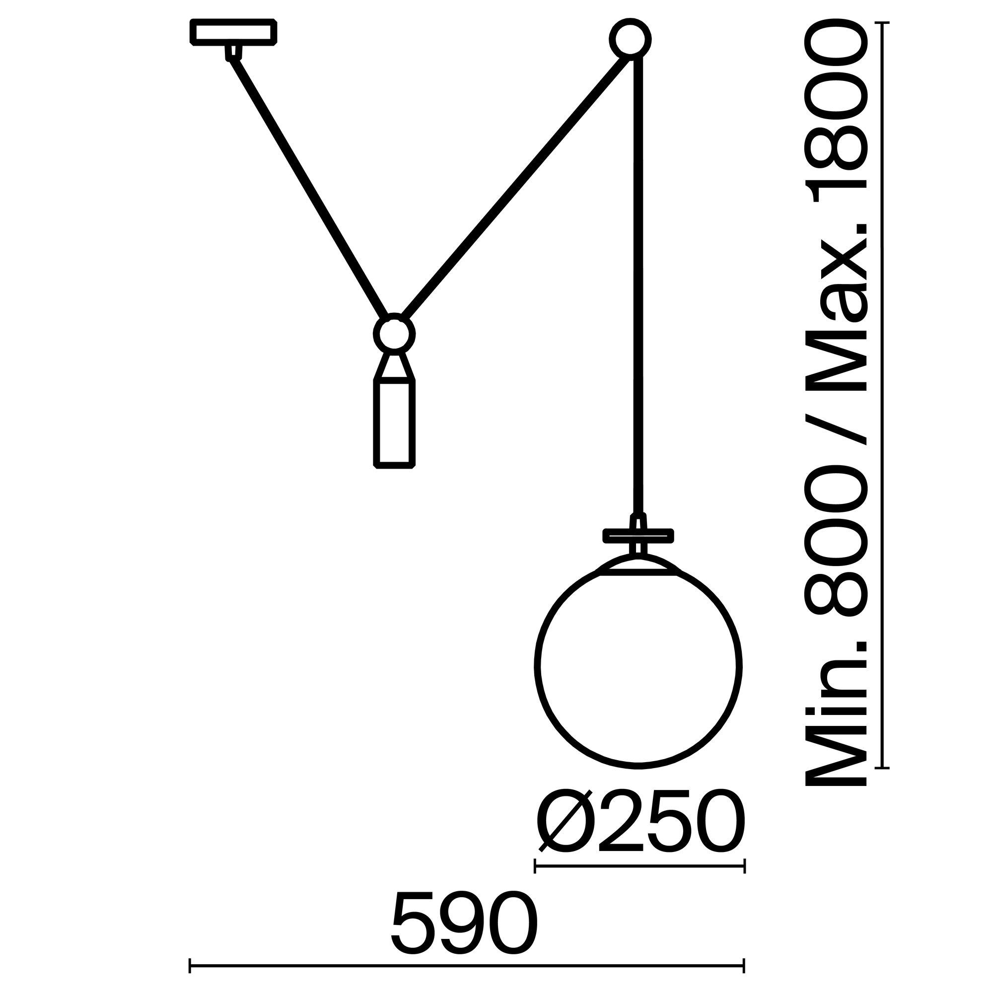 Дополнительная картинка Подвесной светильник Freya FR5221PL-01BS