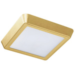 216834 Светильник URBANO SQ LED 20W 1480LM 115G ЗОЛОТО 4000K IP65 (в комплекте)